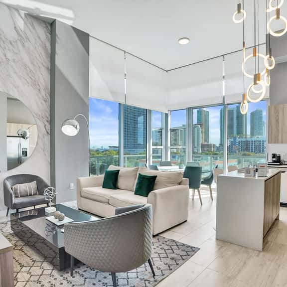 Stunning Views 2 Bdrms Condo|Miami Design District - Image 1