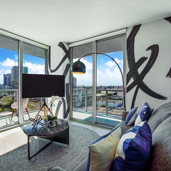 2 Bedroom -City View- Miami Design District - 802 - Image 1