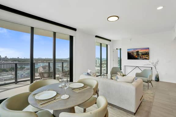12th-Floor 2BR/2BA Getaway | Miami Beach Views - Image 4