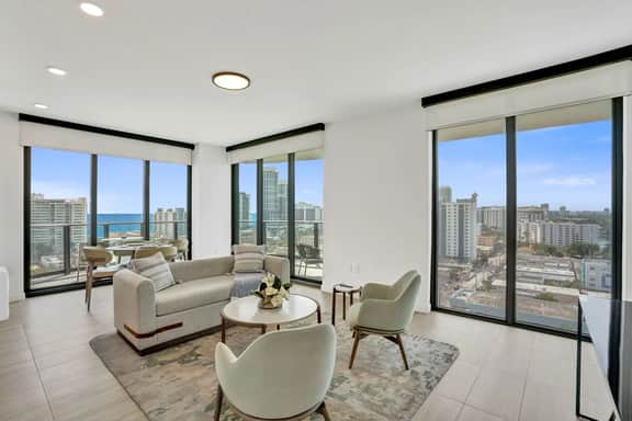 12th-Floor 2BR/2BA Getaway | Miami Beach Views - Image 2