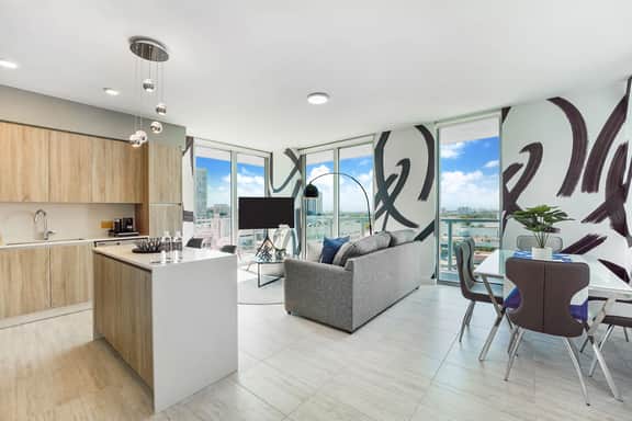 2 Bedroom -City View- Miami Design District - 802 - Image 2